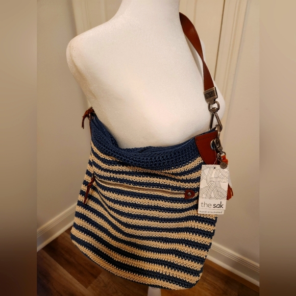 The Sak Handbags - The sak hobo style blue and tan. NWT